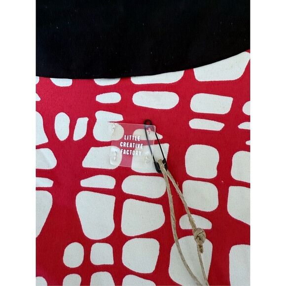 NWT Little Creative Factory Asymmetric One Shoulder One Piece Swimsuit Girls 10 - Picture 3 of 11